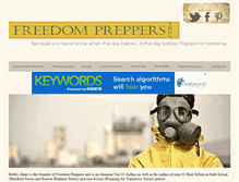 Tablet Screenshot of freedompreppers.com